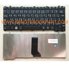 Toshiba Keyboard คีย์บอร์ด Satellite U400 U405 U500 U505 / Portege M800 M801 M803 M900 A600 E205  T130 T130D T135 T135D  ภาษาไทย อังกฤษ